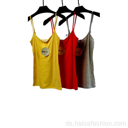 Fabrik Großhandel Damen Solid Color Tank Top